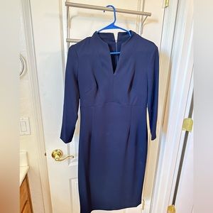 Navy Blue Calvin Klein structured dress